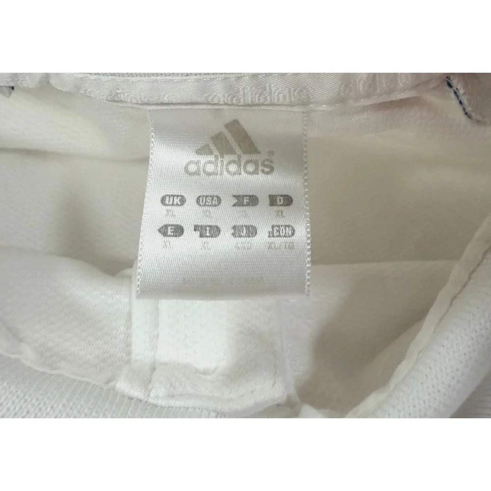 Adidas Kansas University KU Climacool Polo Shirt Men's XL White Performance
